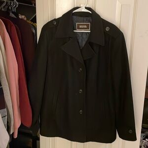 Michael Kohrs black peacoat